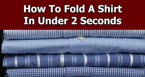 fold a shirt in 3 seconds