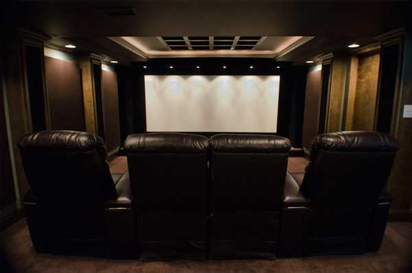 Man Transforms Unused Space In His Home Into Awesome Home Theatre