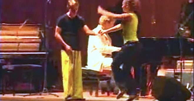 Piano Player And Dancers Put On Incredible Boogie Woogie Performance