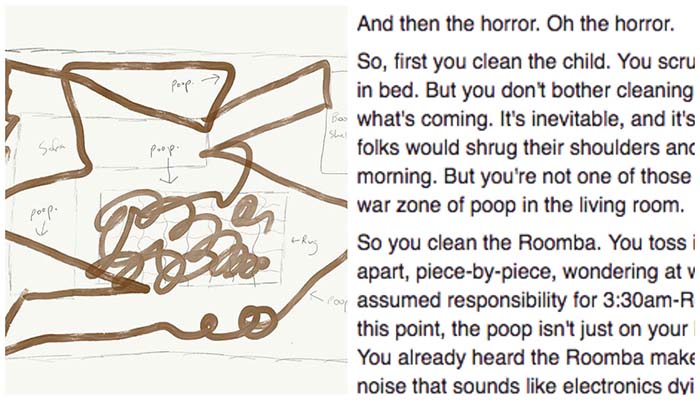 roomba poop guarantee