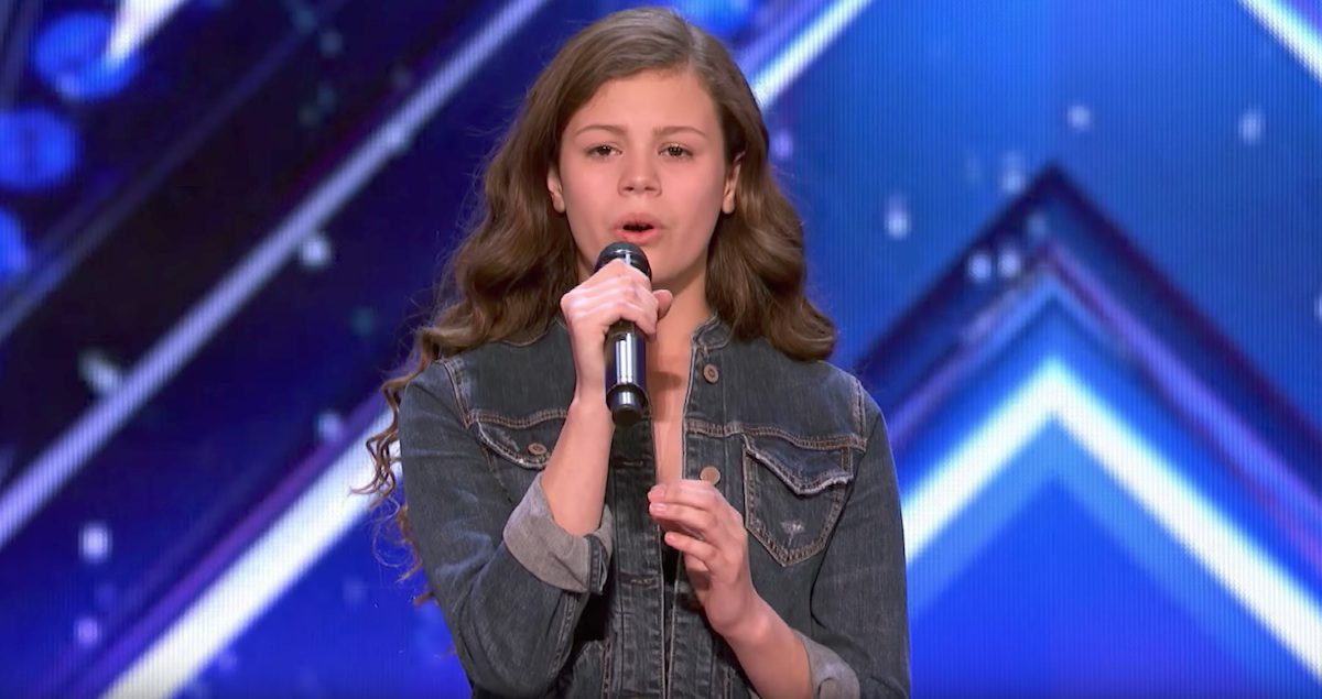 13-Year-Old Singer Gets Golden Buzzer on 'America's Got Talent' For Her ...