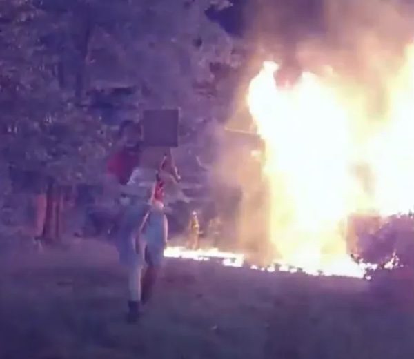 Nick Bostic saves family from house fire
